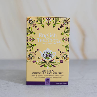White Tea Coconut & Passion Fruit Bio English Tea Shop