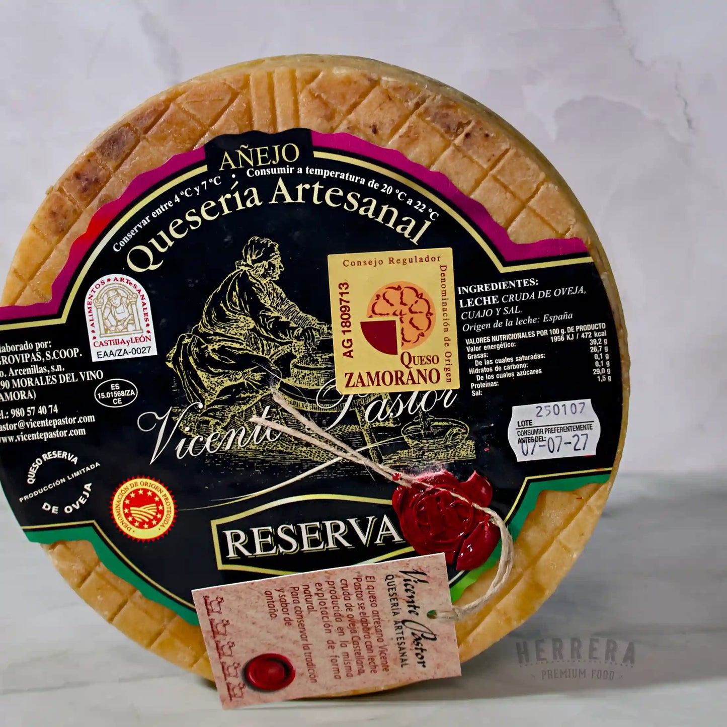 Queso Zamorano Reserva D.O.P