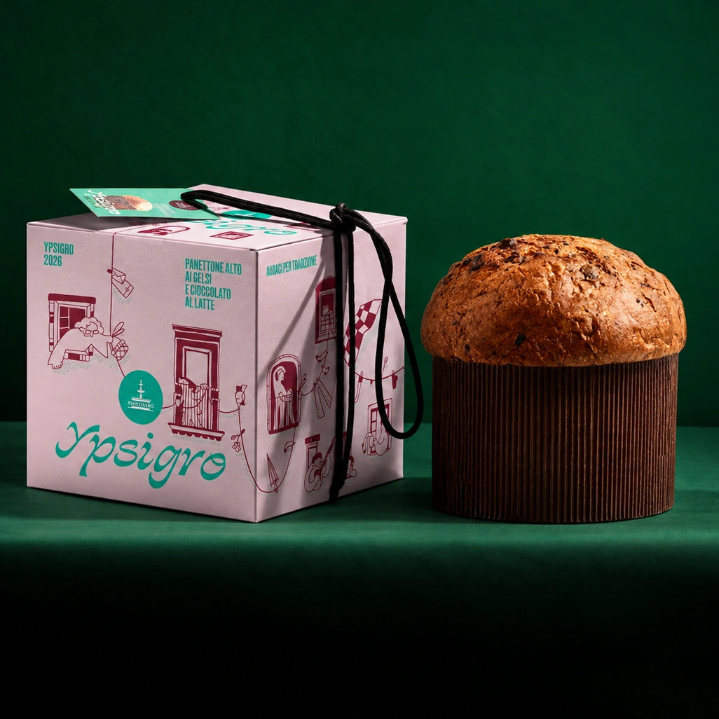 Panettone de Moras y Chocolate con Leche Fiasconaro